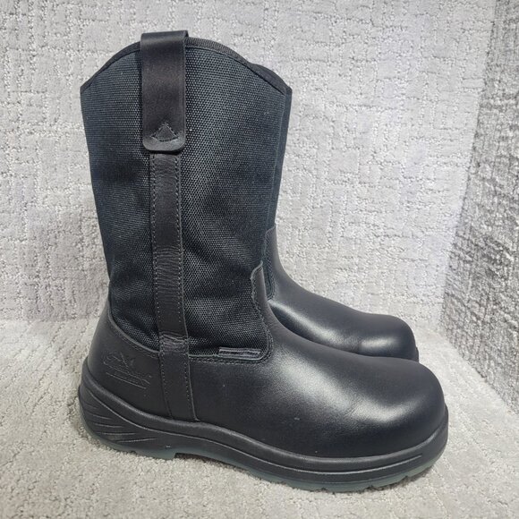 Thorogood Thoro-Flex Welllington 10" Mens 8.5M Womens 10.5M Black Work Boots. - Picture 3 of 10